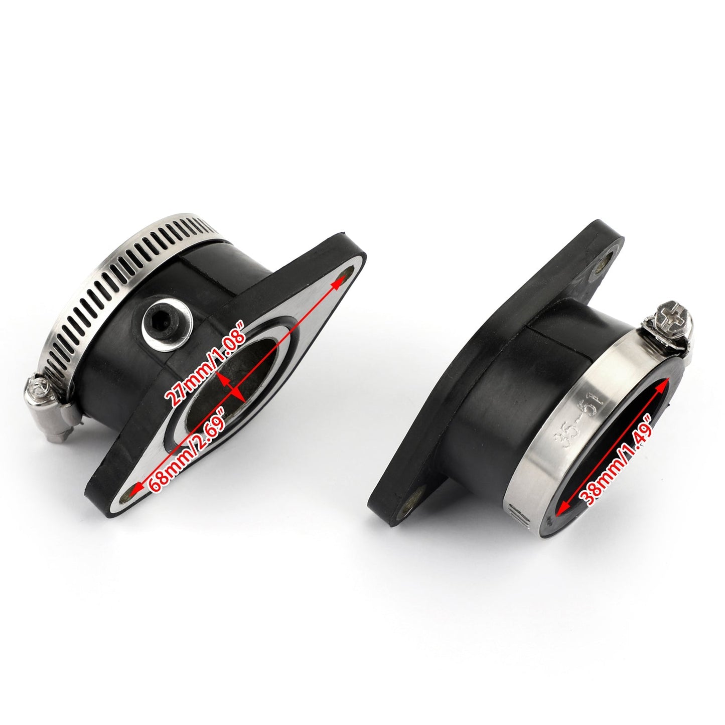 Soufflet de carburateur pour collecteur d'admission droit et gauche pour Suzuki GS550 GS550E GS550T 80-81
