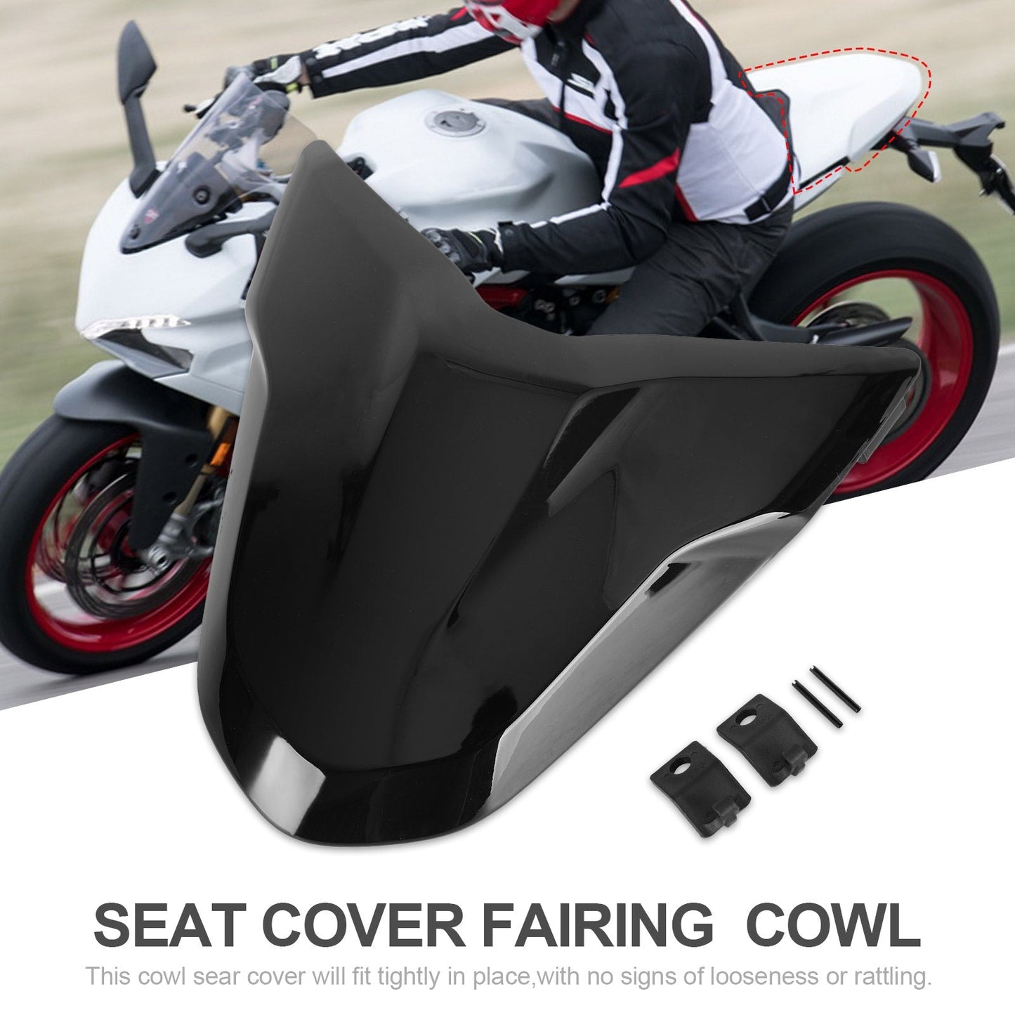Capot de carénage de siège arrière pour Ducati Supersport 939 950 toutes saisons
