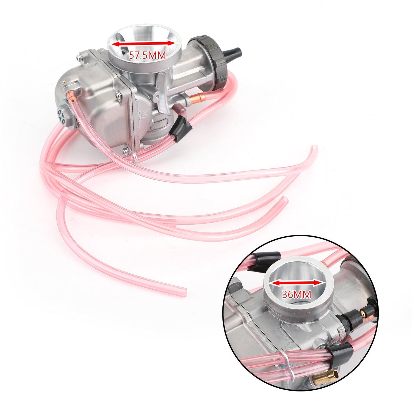 PWK 36mm Motorcycle Airstriker Carburetor For Keihin Scooter LT500 ATC250R CR250