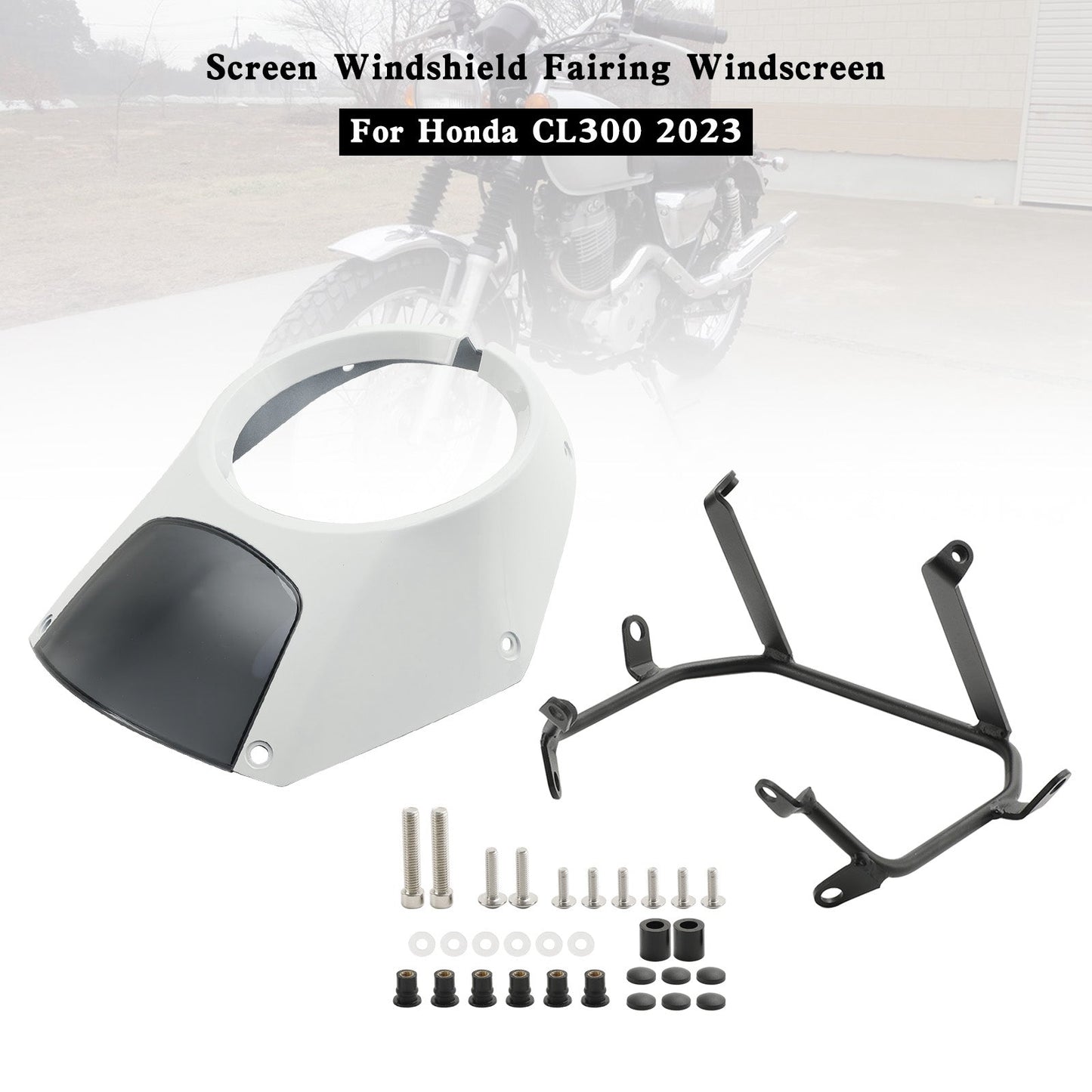 Headlight Windshield Fairing Windscreen For For Honda CL300 2023