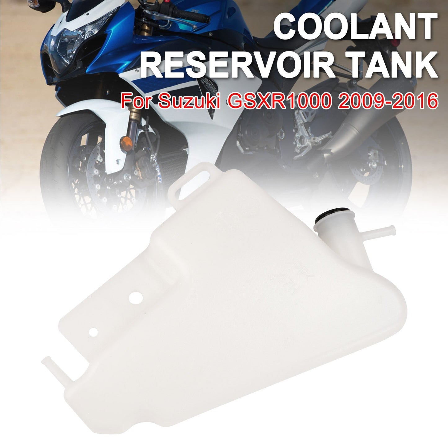 Réservoir de trop-plein de liquide de refroidissement pour Suzuki GSXR1000 2009-2016