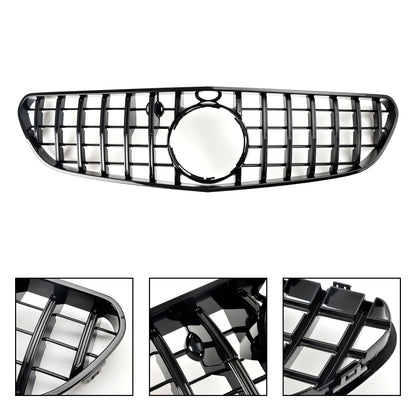 2015-2017 Mercedes Benz S-Class W217 S63 AMG Coupe Front Bumper Grill Replacement Black GTR Style Grille