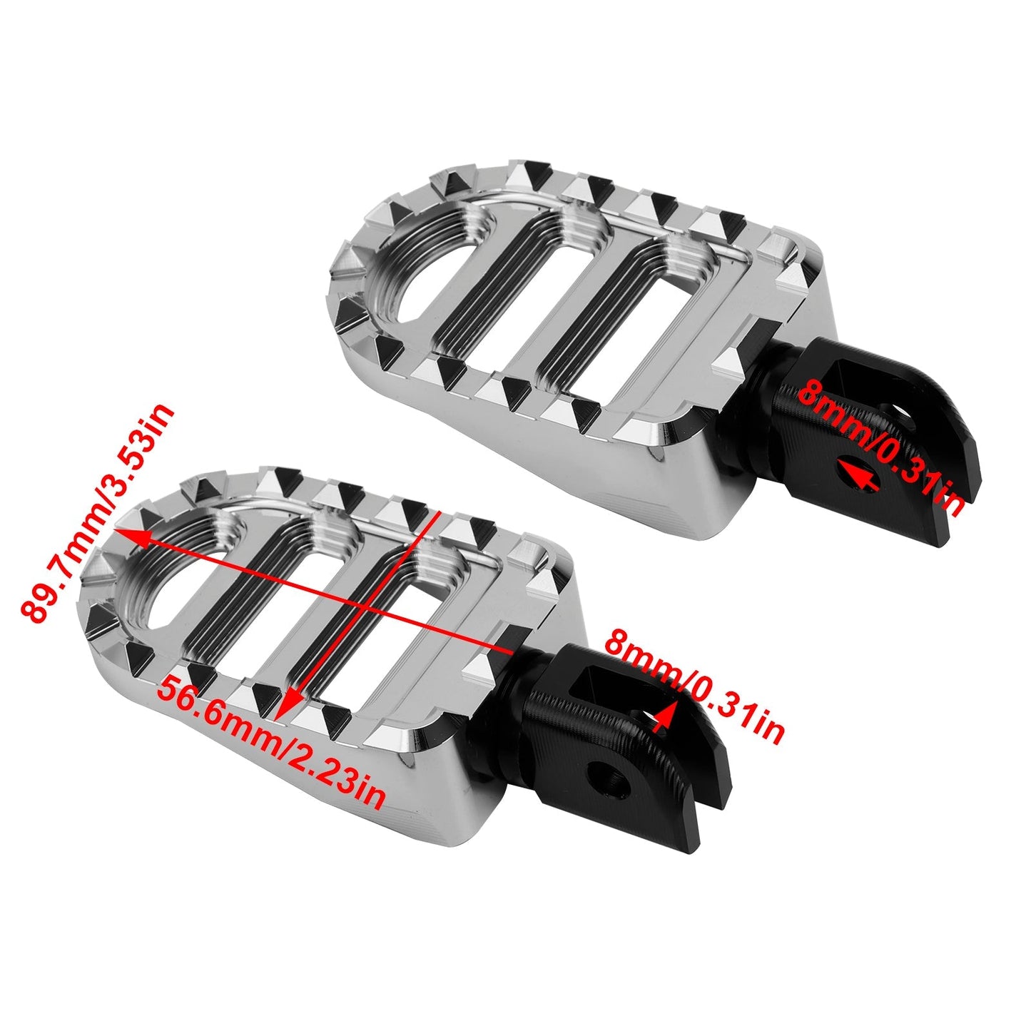 Reposapiés delanteros Speedmaster 2018-2023 Rocket 3GT 2020-2023 Estriberas