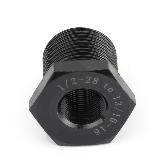 Adaptateur fileté pour filtre à huile 1/2-28 vers 13/16-16, plus résistant que l'aluminium. 