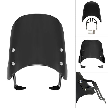 19-23 Scrambler 1200 XC XE & 16-23 Street Twin 900 Black Windshield WindScreen