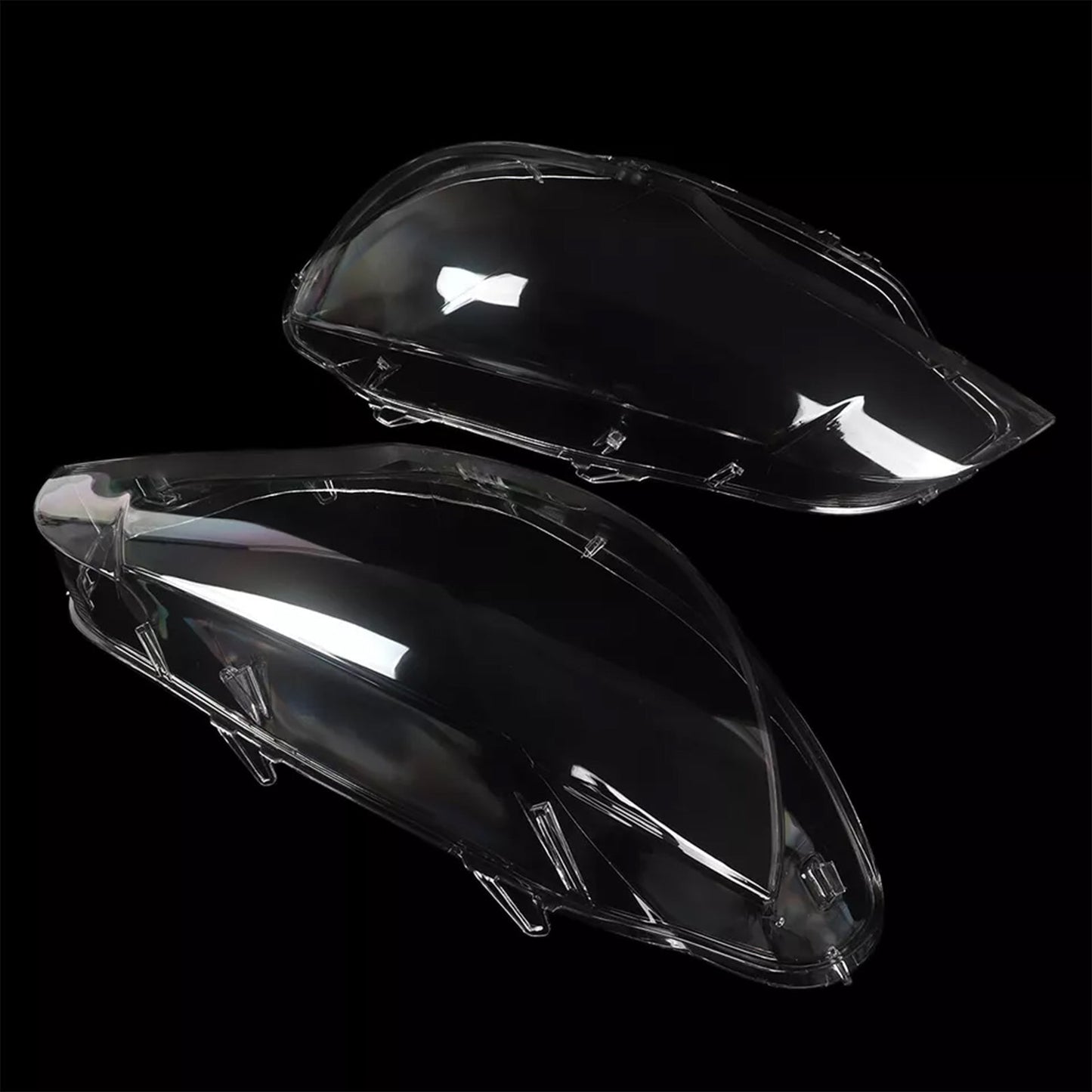 2008-2014 BMW E71 X6 2 pièces couvercle de lentille de phare transparent phare gauche + droit 63117271371 63117271372