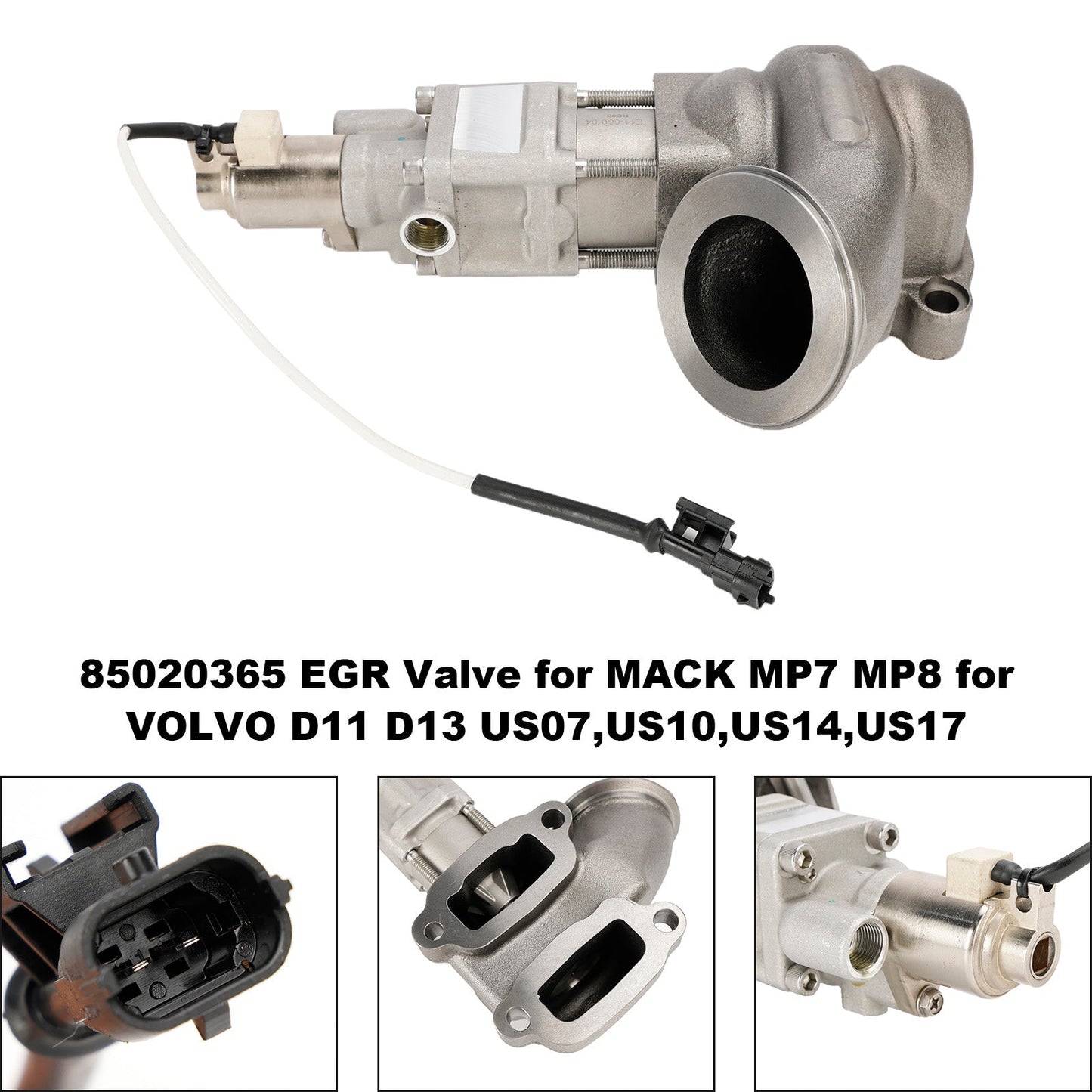2008-2017 Volvo D13 US07,US10,US14,US17 EGR Valve 85020365
