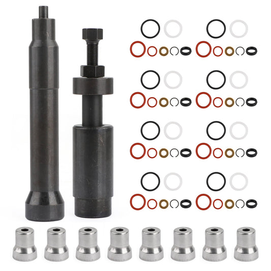Kit d'installation et d'extraction de coupelle d'injecteur pour Ford Powerstroke 6.0L AB-E721-60TK (2003-2010)