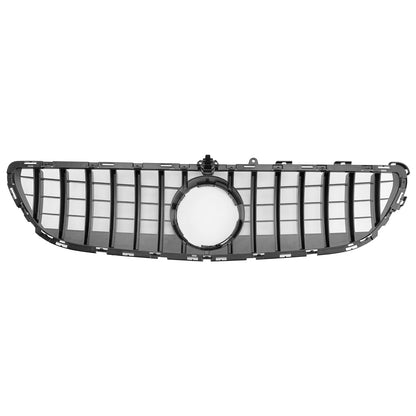 2015-2018 Mercedes Benz CLS Class W218 C218 X218 GTR Style Grill Front Bumper Glossy Black Grille