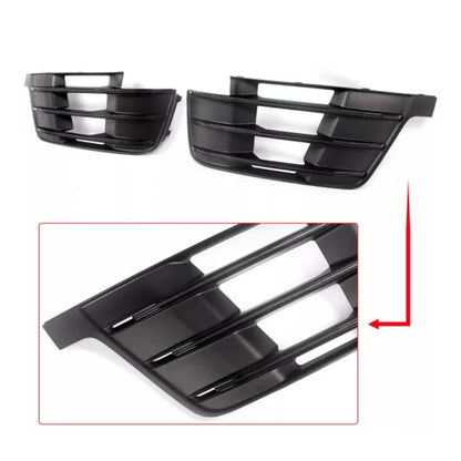 2X Original Car Front Bumper Fog Light Grilles For Audi Q7 S-Line 2016-2019
