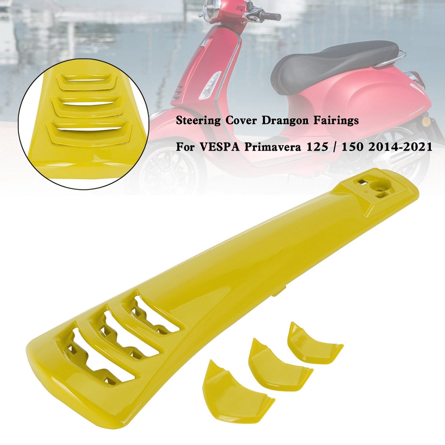 Carenado de bocina de dirección ABS para VESPA Sprint Primavera 125/150 14-21