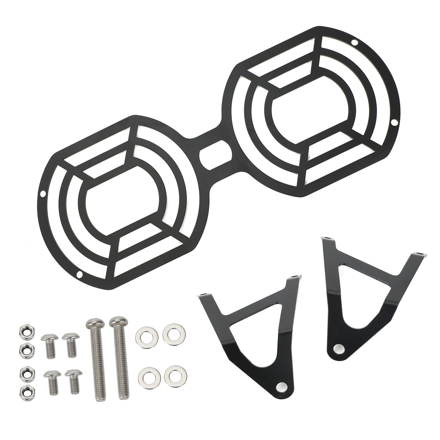 Grille de protection de phare avant noire pour Guzzi V85Tt 18-21 19