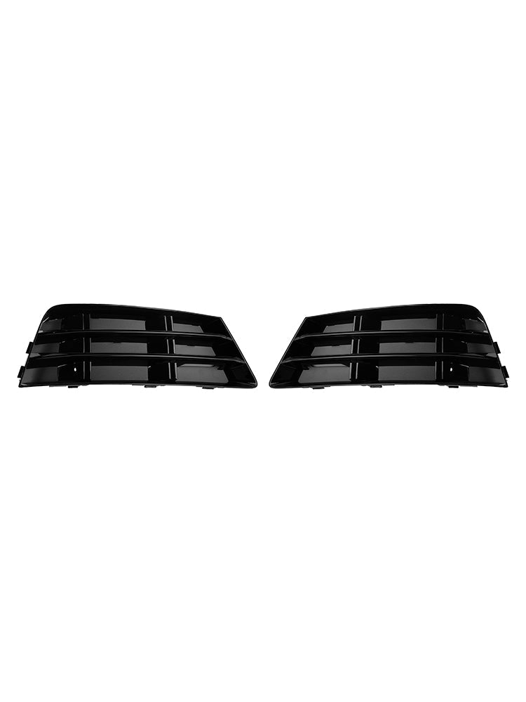 2016-2018 2PCS Front Fog Light Grill Lower Bumper Grille Fit AUDI A4 B9