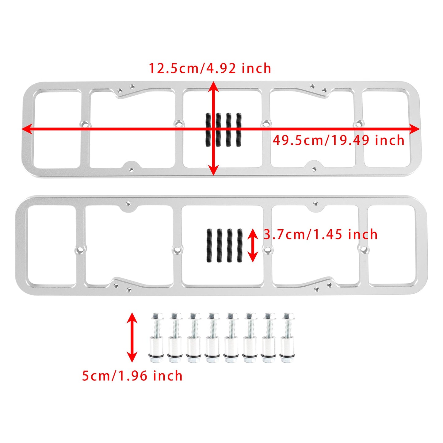 Adaptateur de couvercle de soupape 55-86 périmètre à 87-02 tête de boulon central 350 327 551542