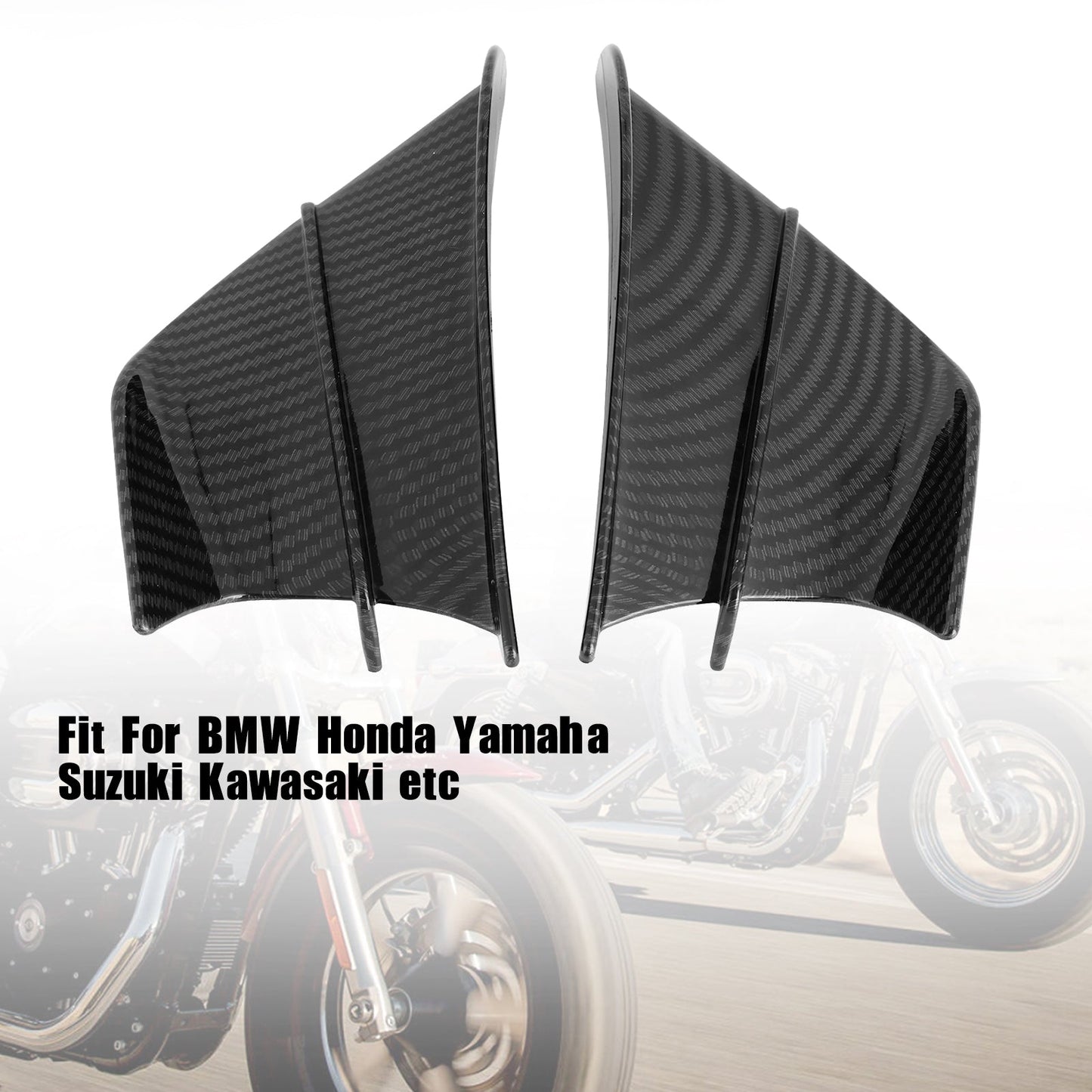 Kit aérodynamique d'aileron de vent d'aileron de moto universel