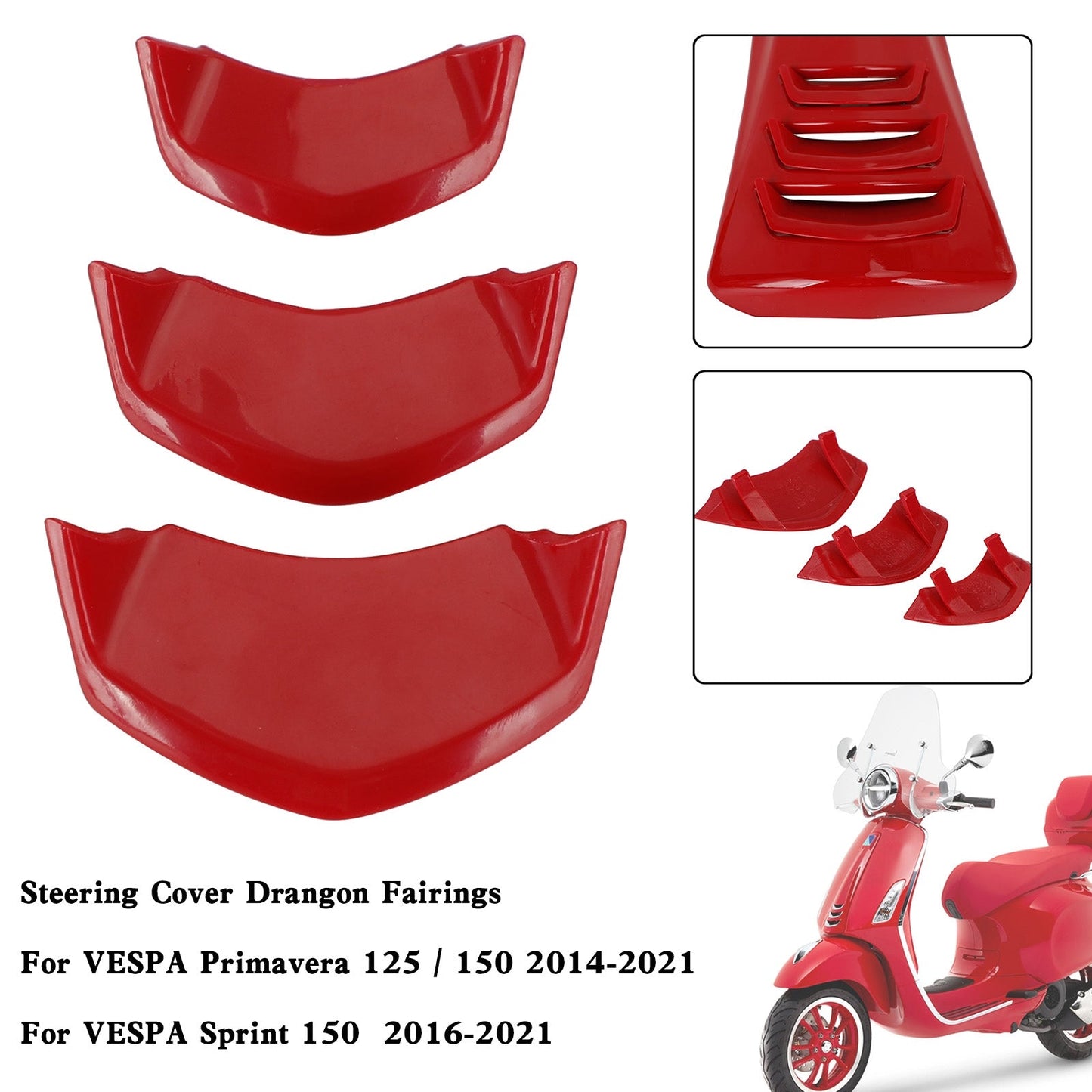 Cubierta decorativa delantera de bocina para VESPA Sprint Primavera 125/150 2014-2021