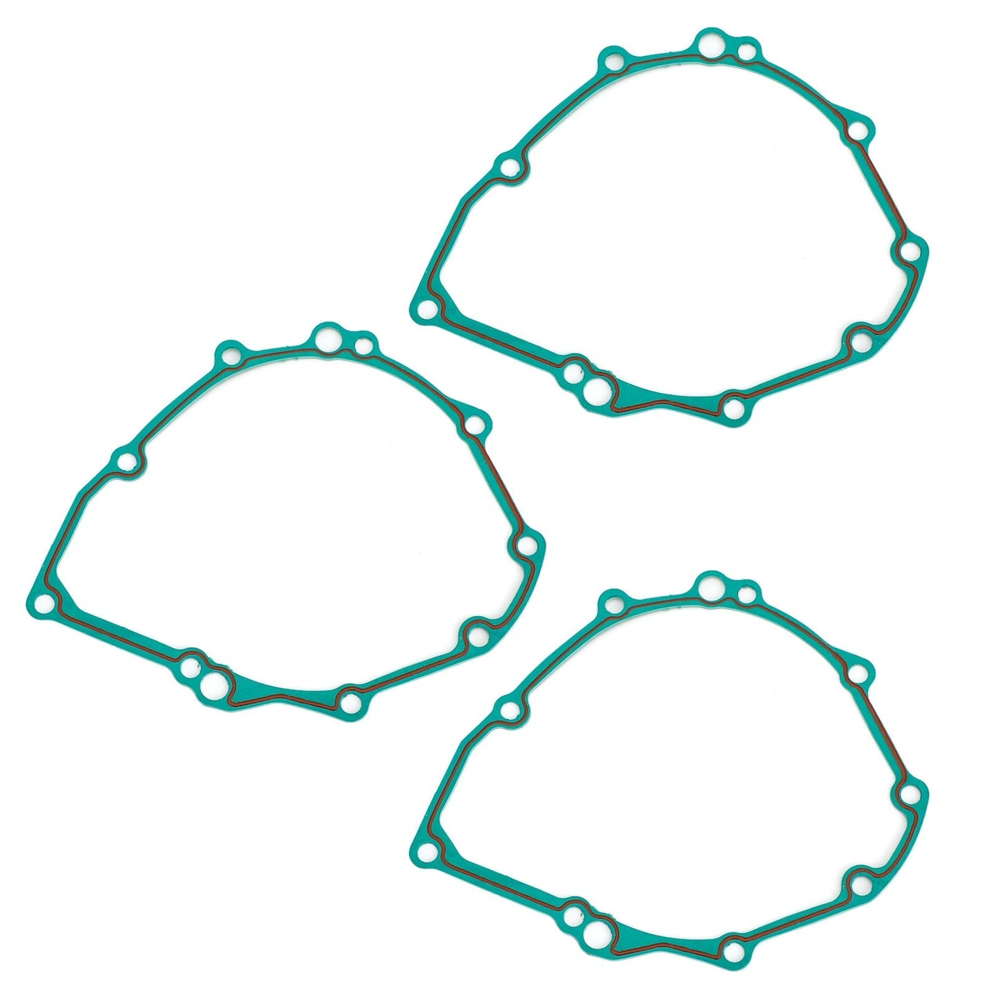 3 juntas de tapa de estator de motor izquierdo para Suzuki GSX1300R Hayabusa 1300 (1999-2022)