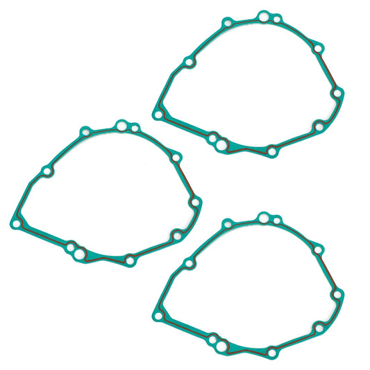 3 juntas de tapa de estator de motor izquierdo para Suzuki GSX1300R Hayabusa 1300 (1999-2022)