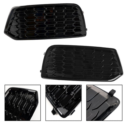 2018-2022 Audi Q5 Standard Version 80A807679D 80A807679DRU6 2PCS Front Bumper Cover Grille Grill Bezel Insert Generic