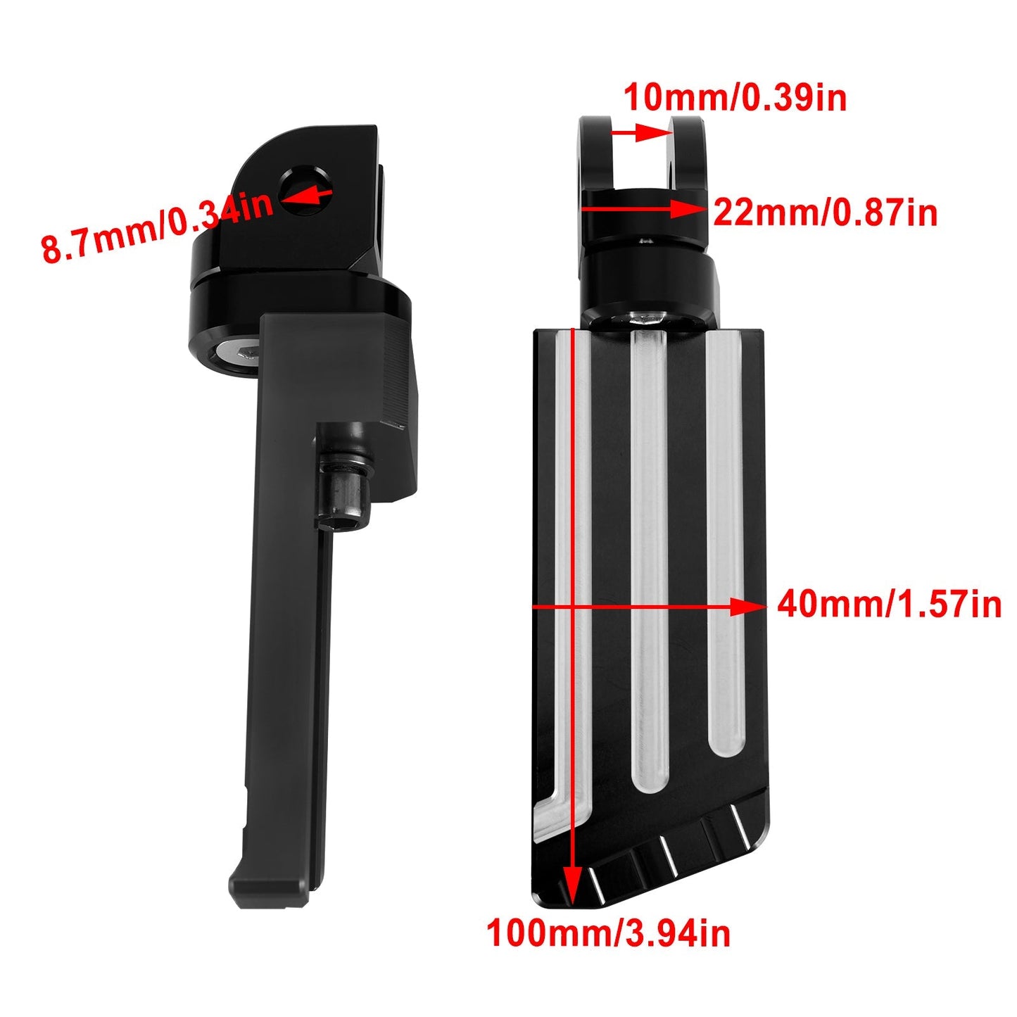 Repose-pieds avant pour HONDA Rebel 1100/CMX 1100/CM1100/DCT 2021-2022