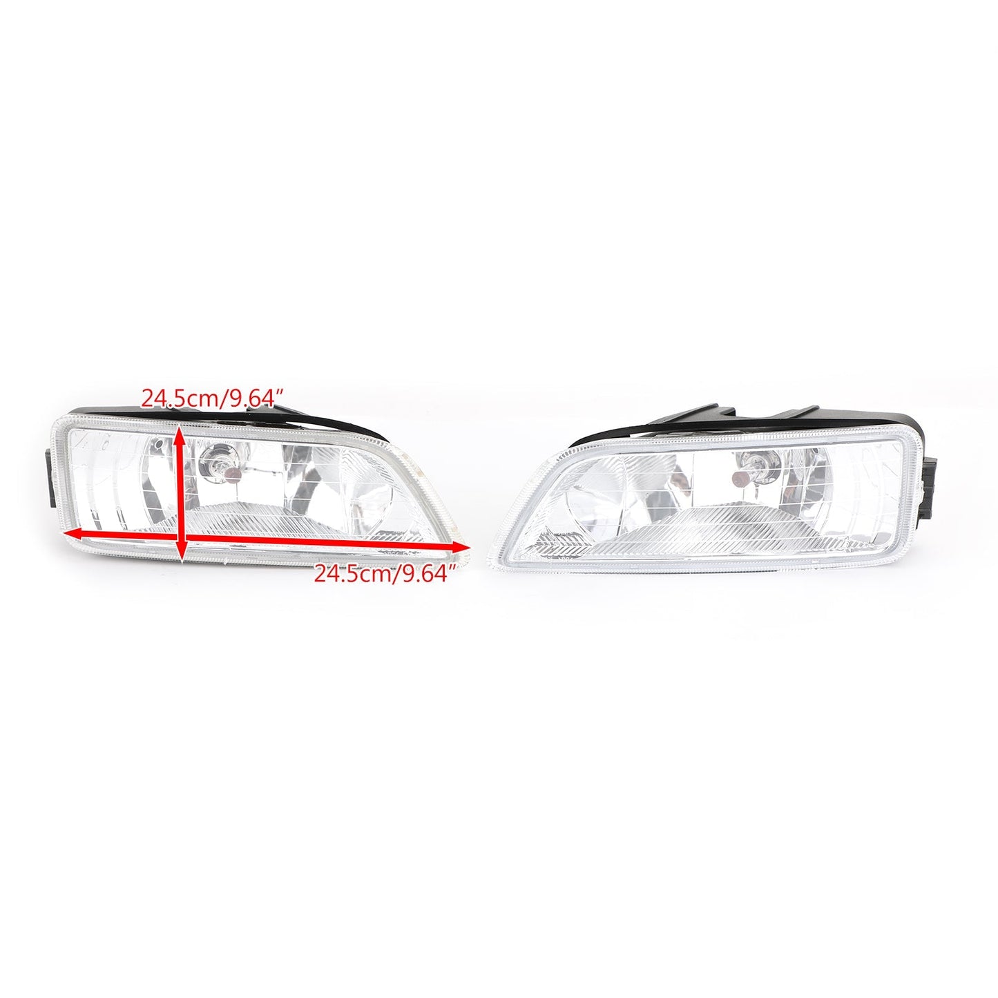 Phares antibrouillard à lentille transparente avec interrupteur pour Honda Accord 2003-2007 et Acura TL 2004-2008