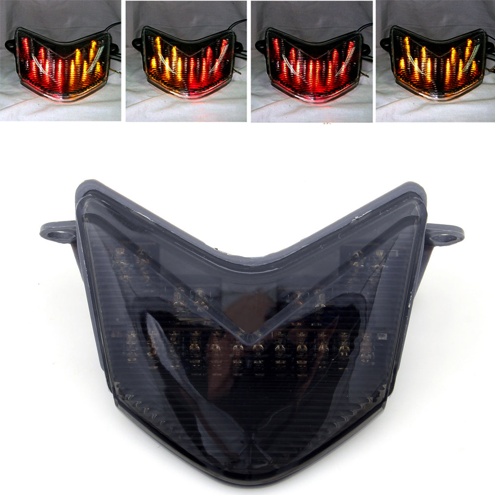 2006-2007 Kawasaki ZX-10R/2005-2006 ZX-6R 636 Z 750S Motorcycle Led Taillight Smoke