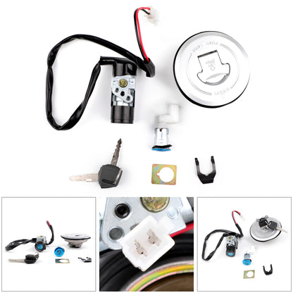 Honda CBR125R 2004-2010 CBR125RS Ignition Switch Fuel Gas Cap Seat Lock Key Set