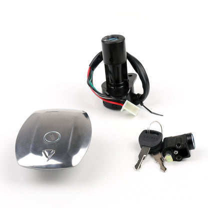 Suzuki GS125 6 wire 1982-2000 Ignition Switch Lock & Fuel Gas Cap Key Set