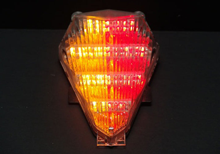 2006-2016 Yamaha YZF 600 R6 Clear Integrated LED TailLight Turn Signals