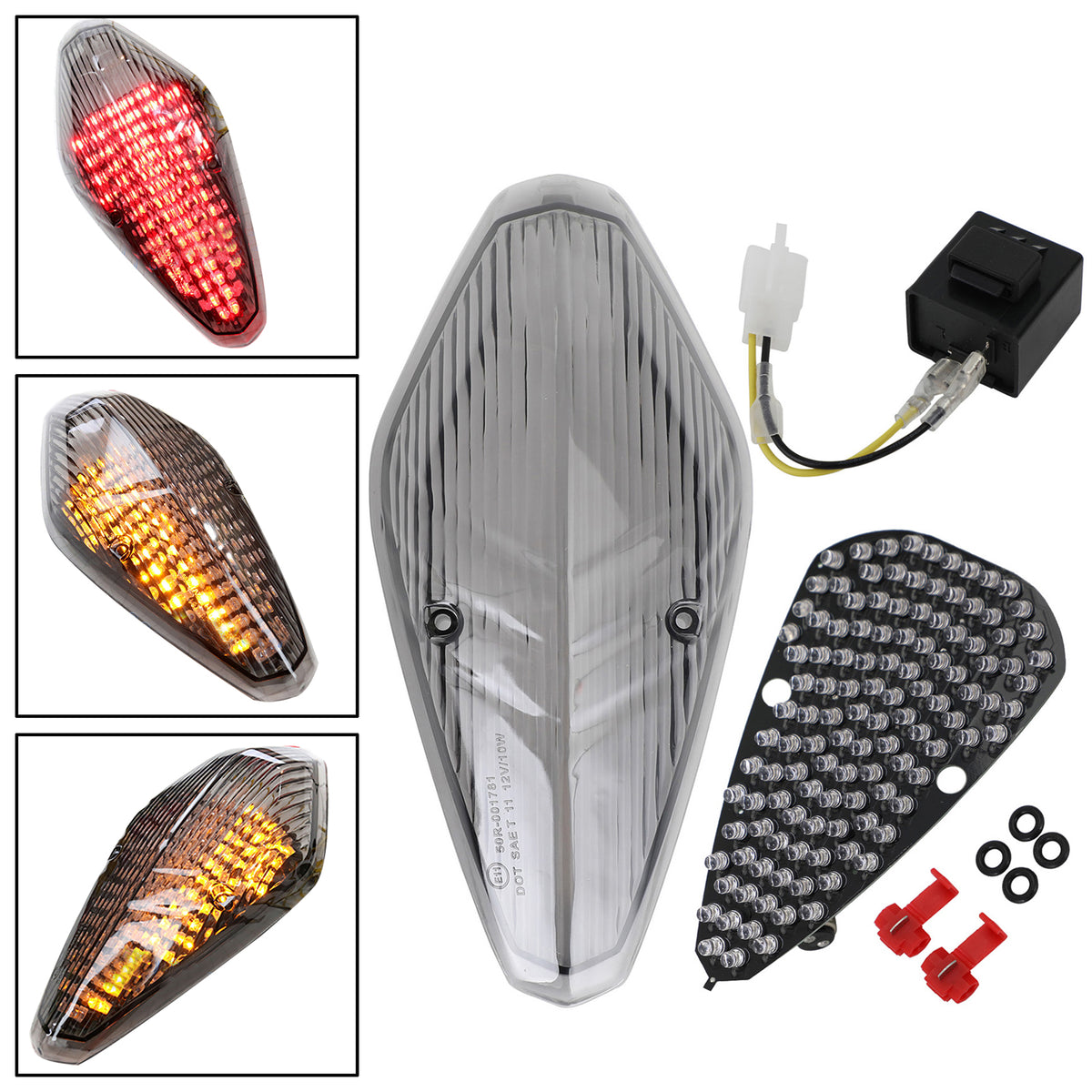 2002-2008 VTX1300 RETRO VTX1800 RETRO 1800T Honda Taillight + Turn Signals Smoke