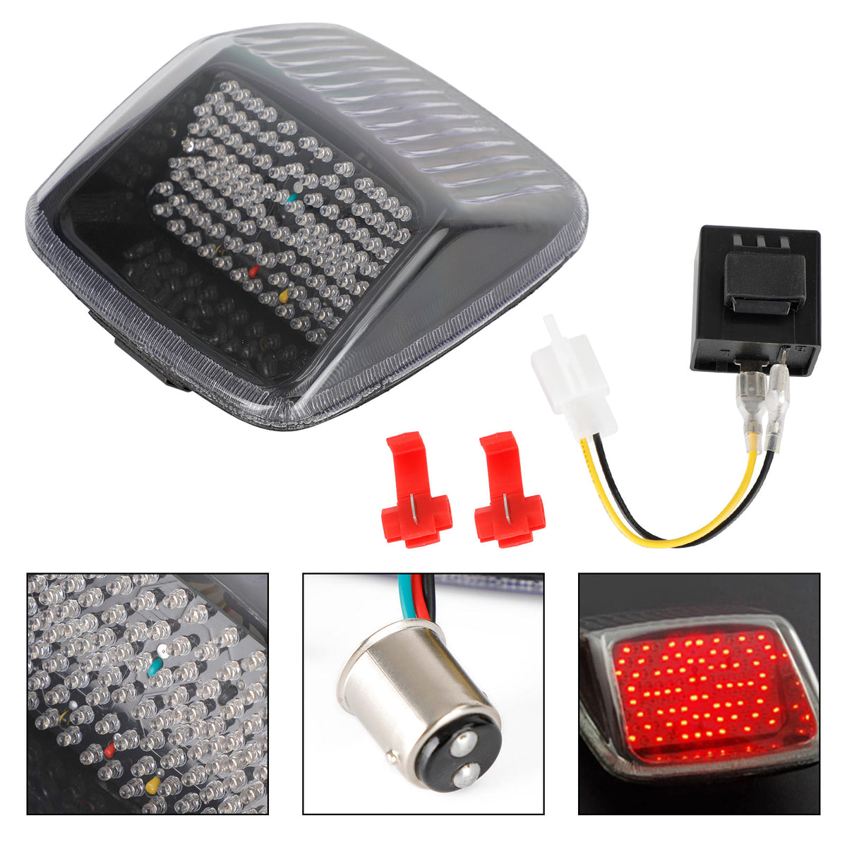 2002-2011 V-ROD Night Rod Street Rod Taillight + Turn Signals Clear