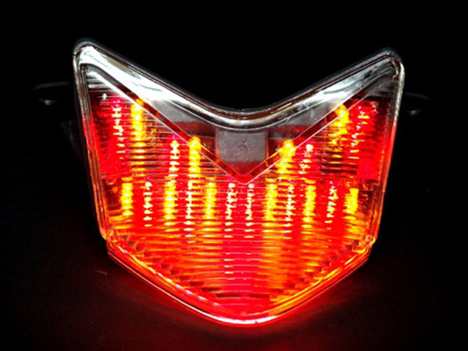 2006-2007 Kawasaki ZX-10R/2005-2006 ZX-6R 636 Z 750S Motorcycle Led Taillight Smoke