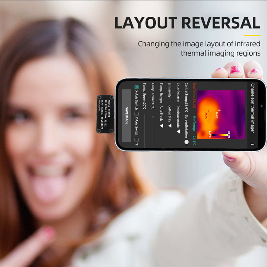 Infrared Thermal Imaging Camera IR Imager USB Type-C For Android Mobile Phone