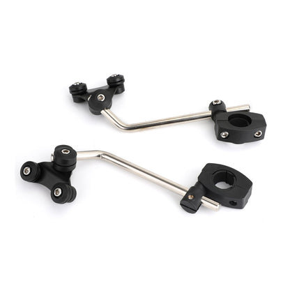 Universal Windscreen Bracket 7/8" 22mm Standard Handlebar Windshield Mount Clamp