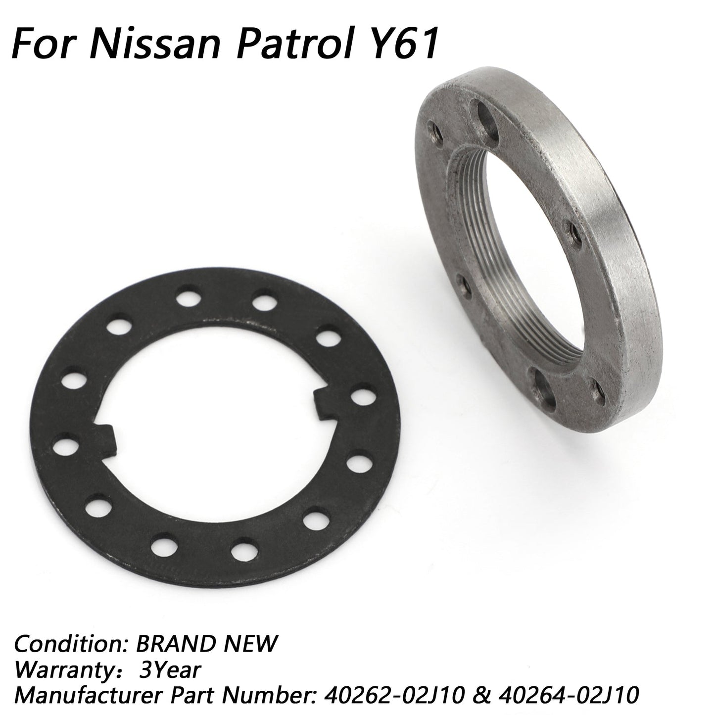 Écrou de blocage de roulement de roue 4026402J10 et 4026202J10 pour Nissan Patrol GU GQ Y60 Y61