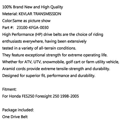 1998-2005 Honda FES250 Foresight 250 23100-KFGA-0030 Drive Belt