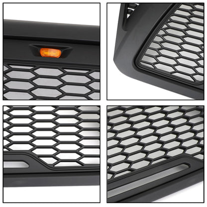 Toyota 2005-2011 Tacoma Front Grille With LED lights Bumper Hood Mesh Grill