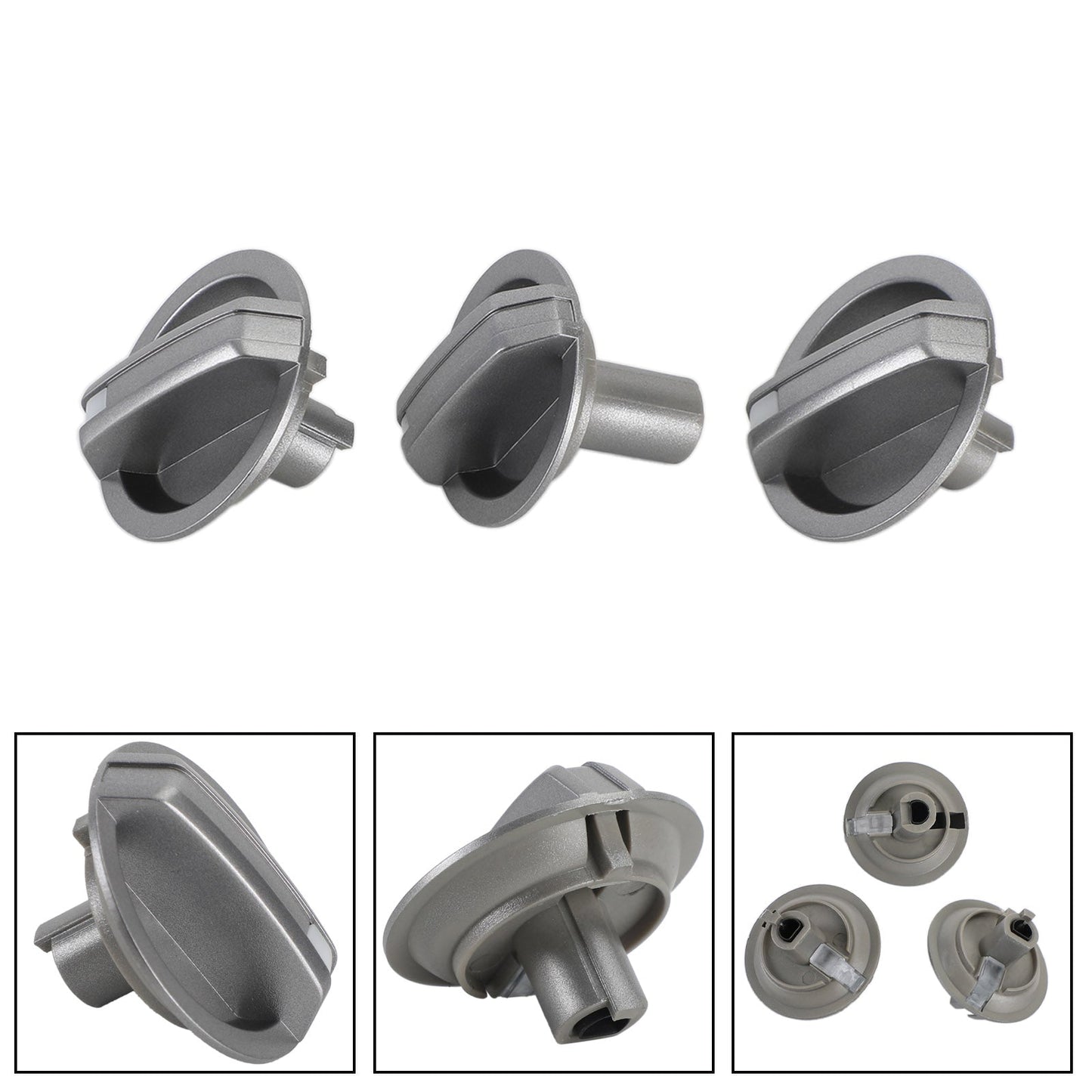 For Ford PJ PK Ranger 2005-2011 3pcs A/C Heater Fan Temperature Control Knob