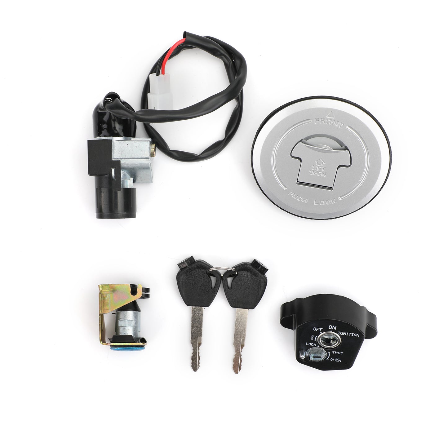 Honda CBR125 R RT RS RF 2011-2018 Ignition Switch Fuel Gas Cap Seat Lock Key Kit