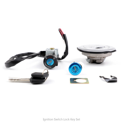 Honda CBR125R 2004-2010 CBR125RS Ignition Switch Fuel Gas Cap Seat Lock Key Set