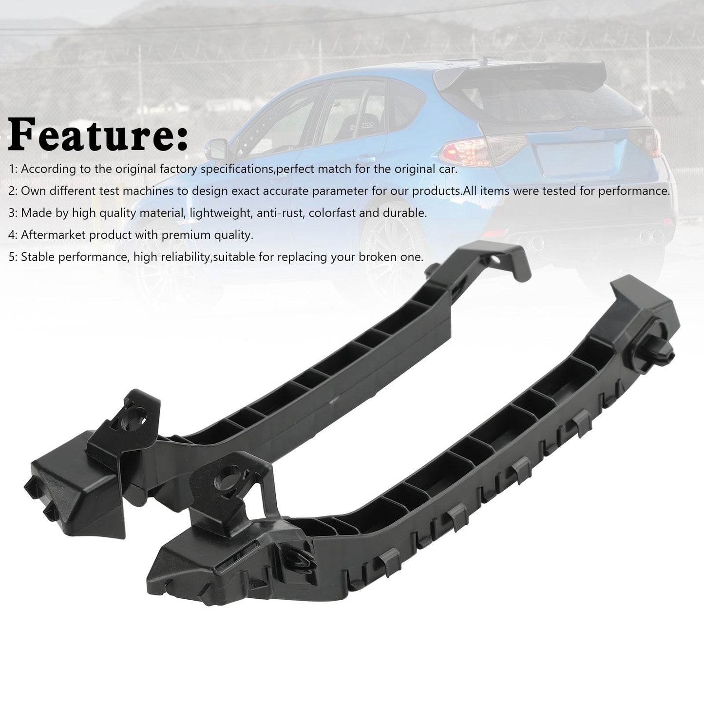 2011-2014 Subaru Impreza WRX Front LEFT+RIGHT Bumper Bracket 57707FG122 57707FG132