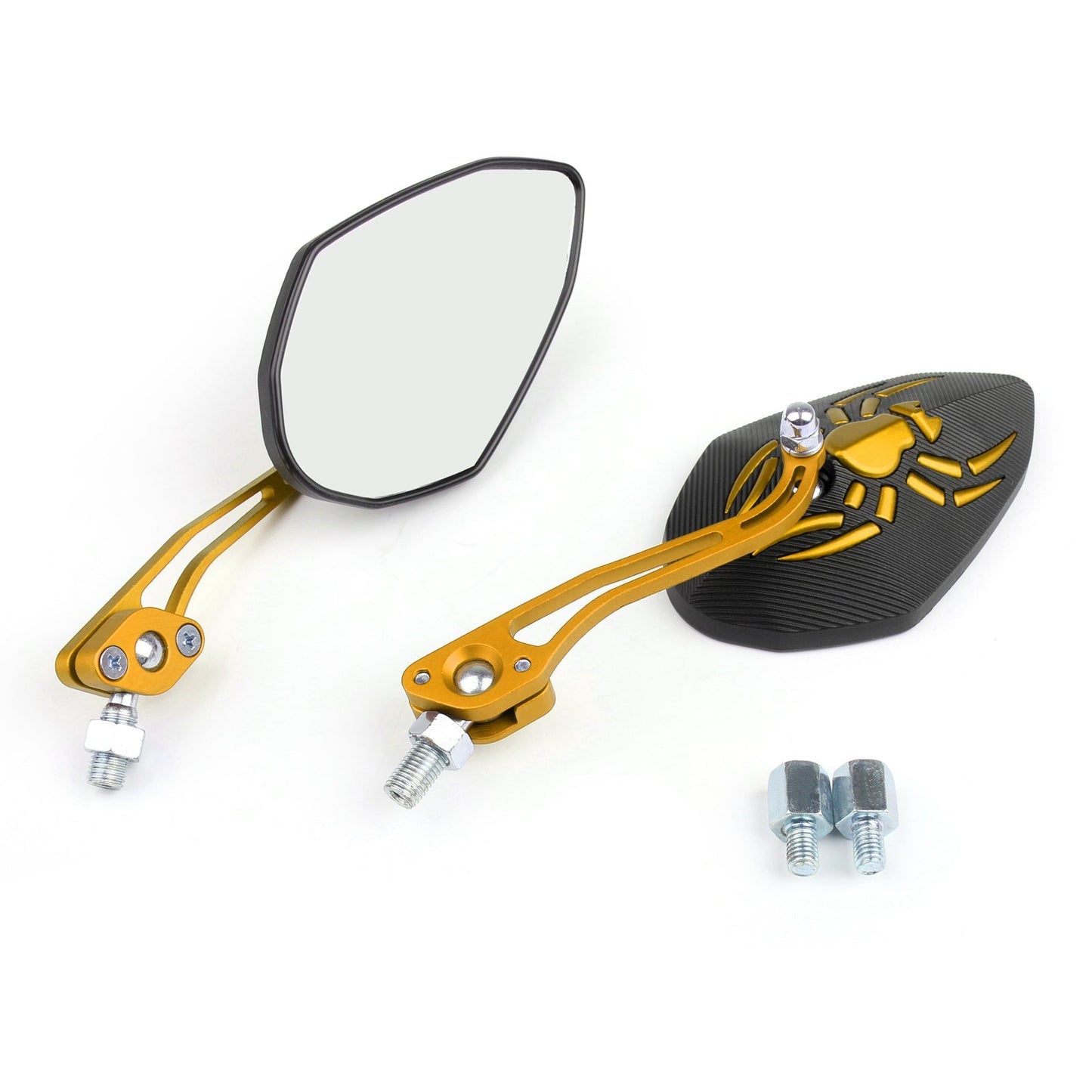 Rétroviseurs latéraux réglables universels pour moto Spider, 8 mm et 10 mm