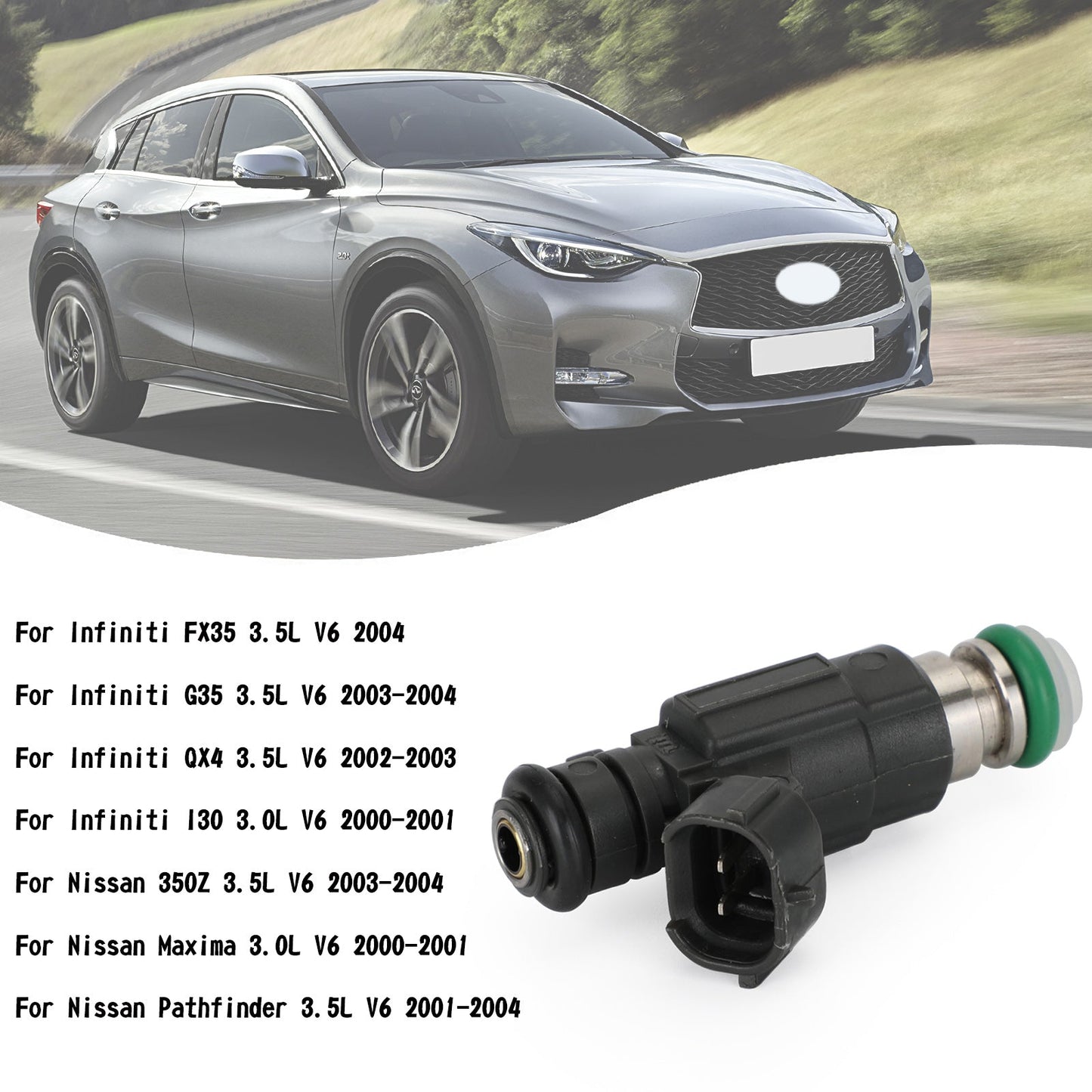 Injecteurs de carburant Nissan 350Z 3,5 L V6 2003-2004 1 pièce/6 pièces FBJC100 FBJC-100 842-12240 84212240