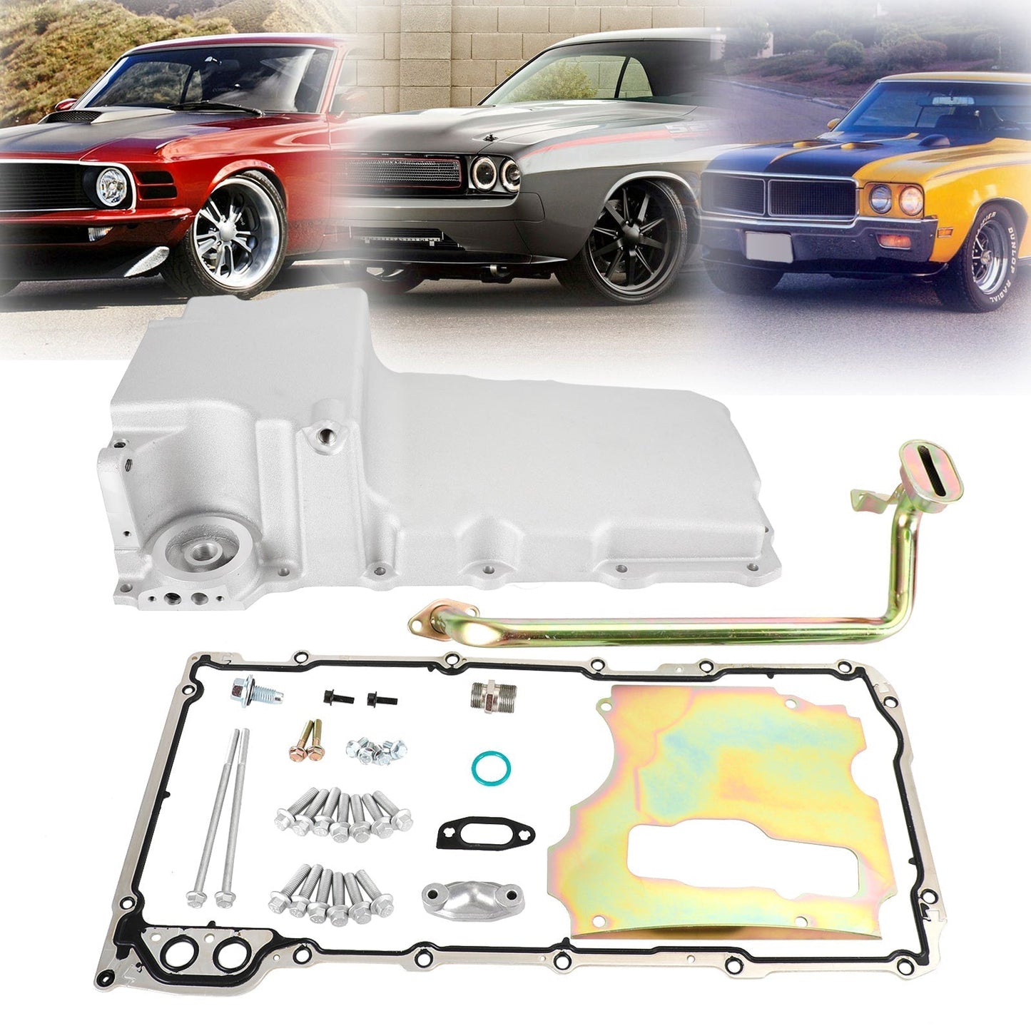 955-1987 Motores GM LS1 LS6 LS2 LS3 302-1 81074 Kit de cárter de aceite de adaptación de intercambio LS