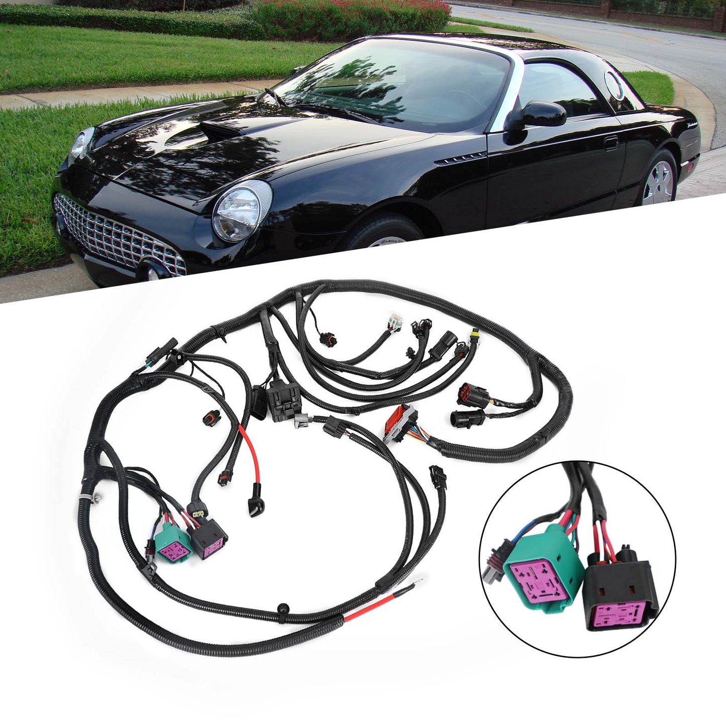 3C3Z12B637BA Engine Wiring Harness For 2003-2004 For Ford F250 F350 F450 F550 Super Duty