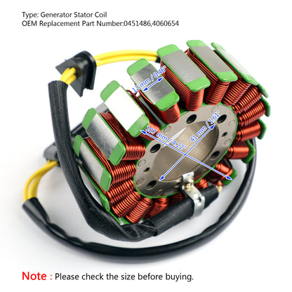 2004 Polaris MSX 110 150/1999-2001 Victory V92SC V92C Alternator Stator