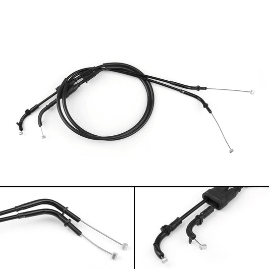 Câble d'accélérateur noir pour Kawasaki Z1000 2007-2008