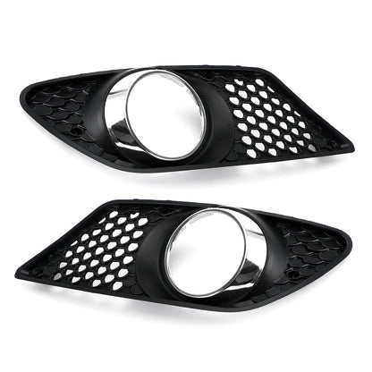 2008-2010 Mercedes Benz C-Class W204 A2048850353 Fog Light Grill Set Pair Front Bumper