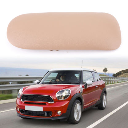 2002-2008 BMW Mini Cooper Center Console Sliding Top Armrest Cover Black/ Beige