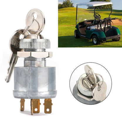 1981+ Cart - 4 Prong w/Factory Lights Gas & Electric Ezgo 33639G01 Key Switch